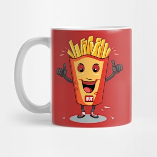 kawaii french fries T-Shirt cute potatofood Mug